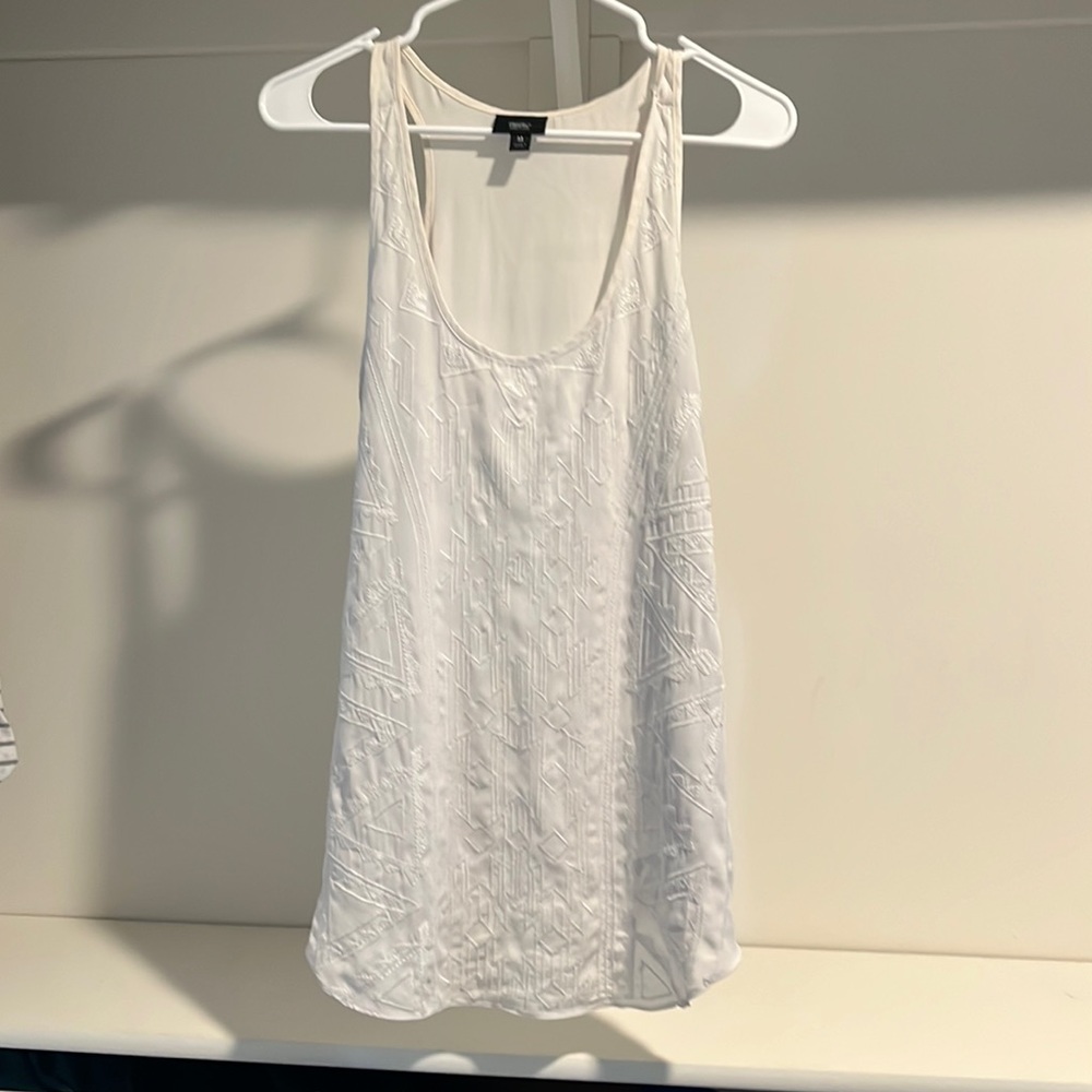 White tank top